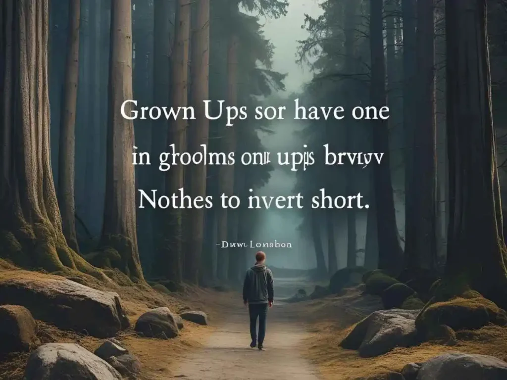Grown Ups Quotes Short