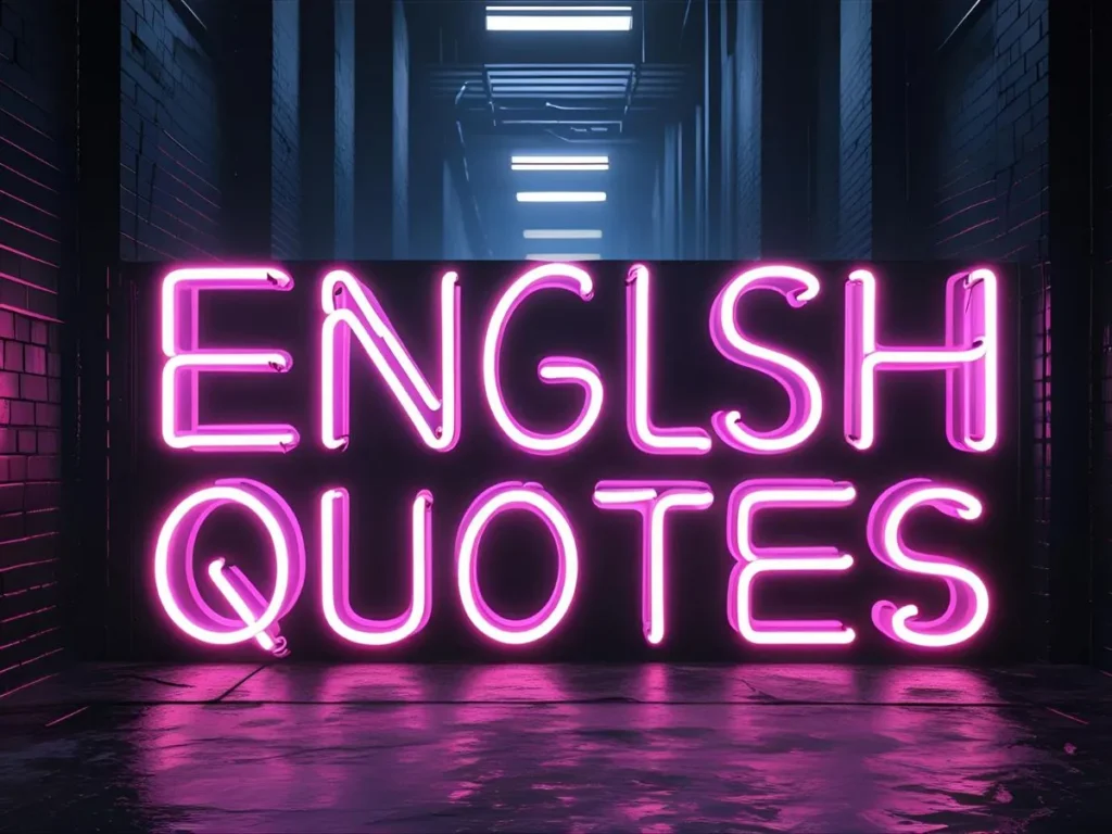 Short English Quotes