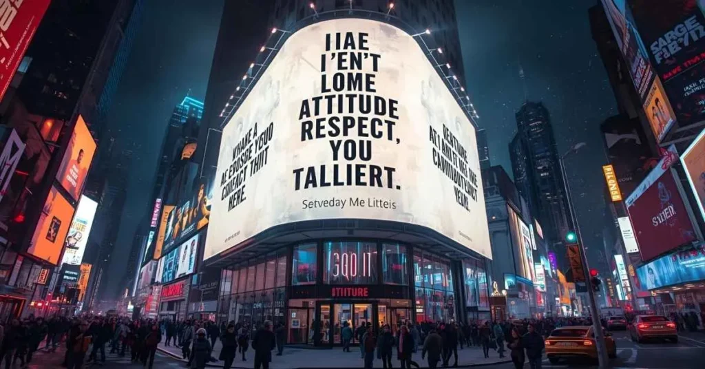 Attitude Respect Quotes