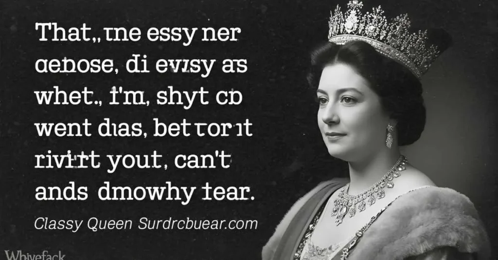 Classy Queen Quotes