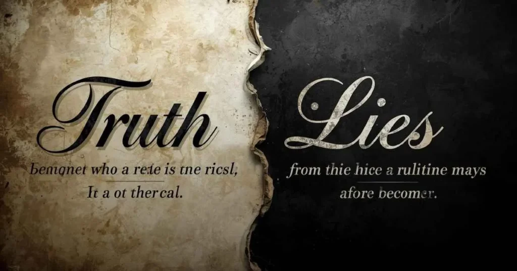 Truth and Lies Quotes 
