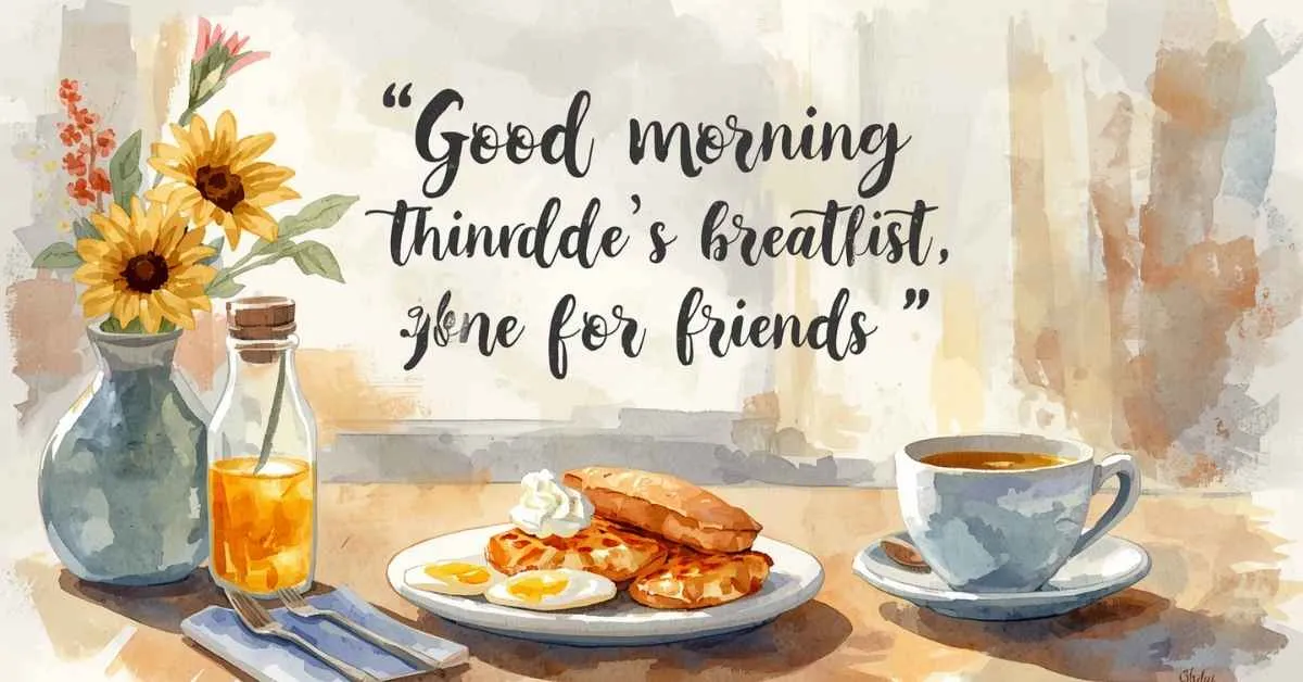 Good Morning Quotes for Friends